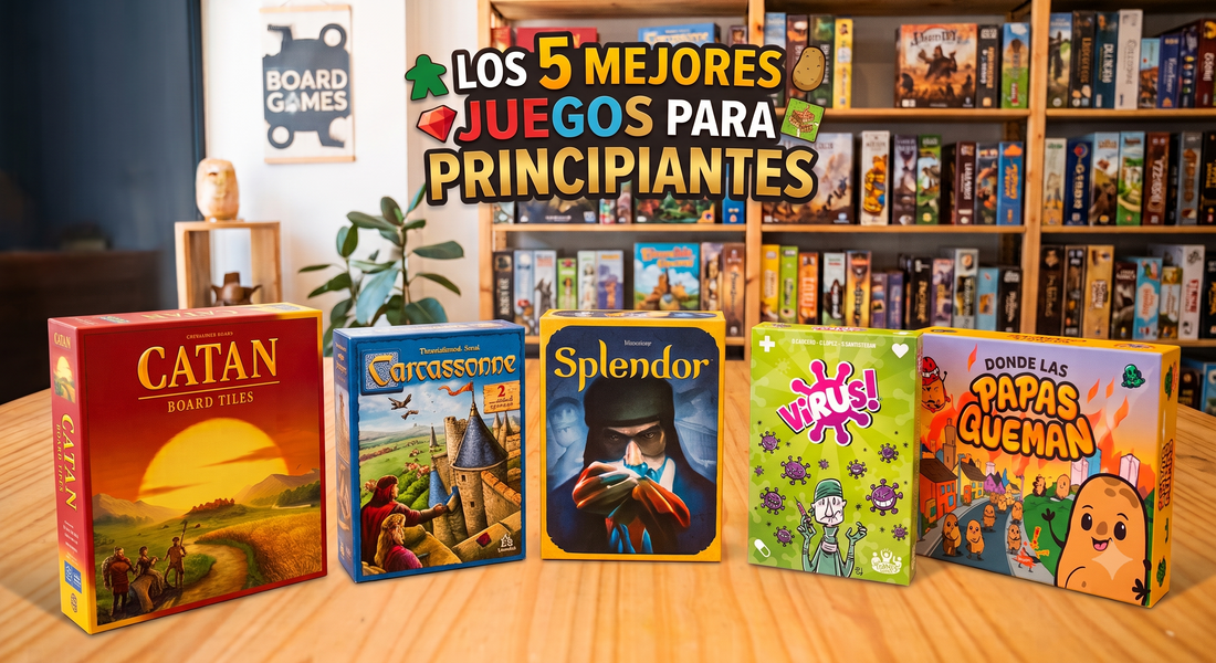 Los 5 mejores juegos de mesa para empezar