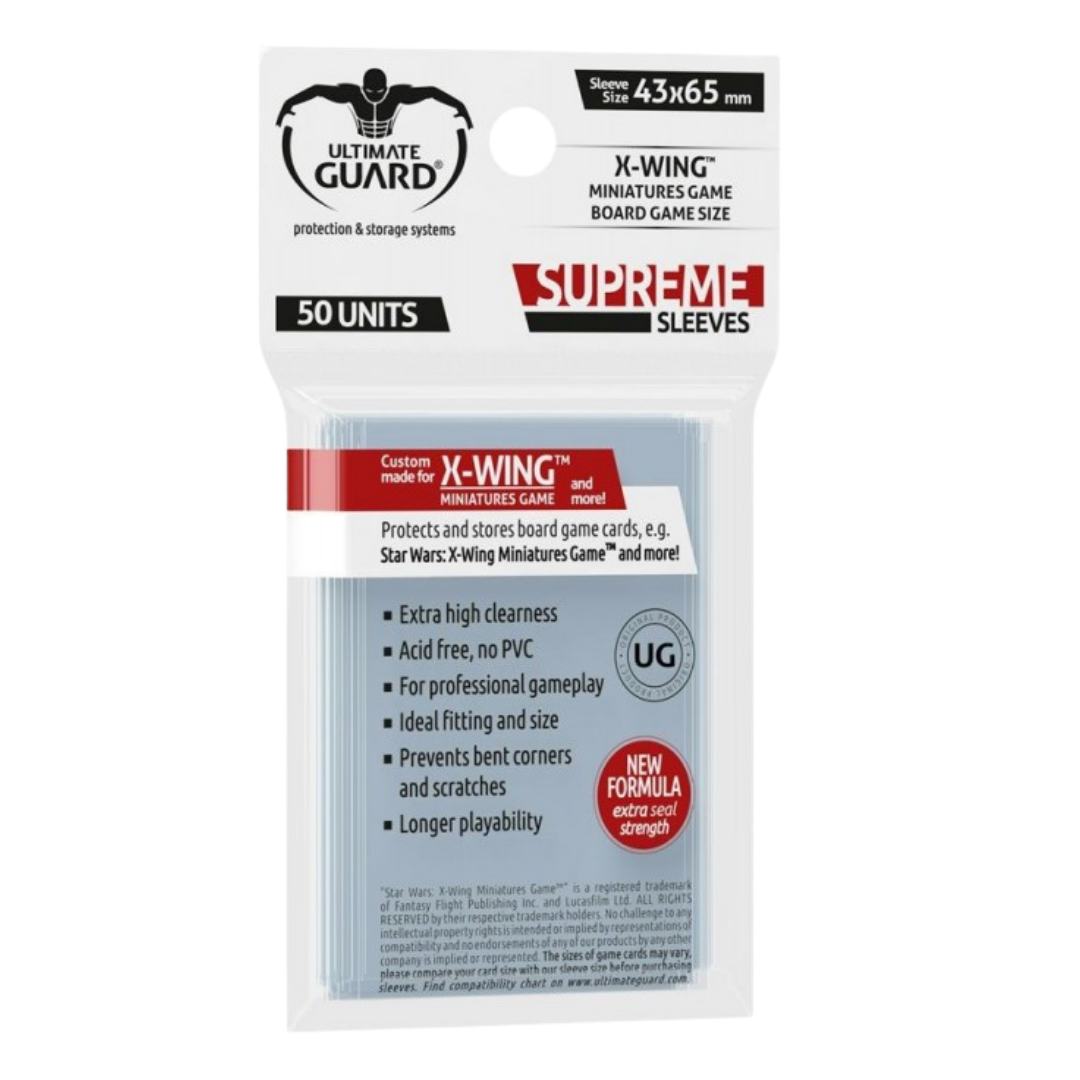 Fundas Supreme 43x65 mm Ultimate Guard  (50 Unidades)
