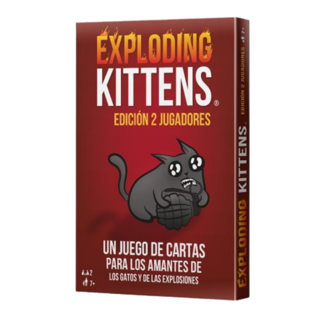 Exploding Kittens Edición 2 Jugadores – Juego de Cartas