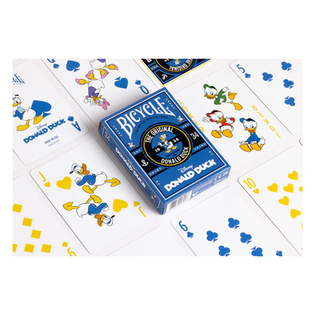 Bicycle Disney Donald Duck – Naipes Ingleses Edición 90° Aniversario
