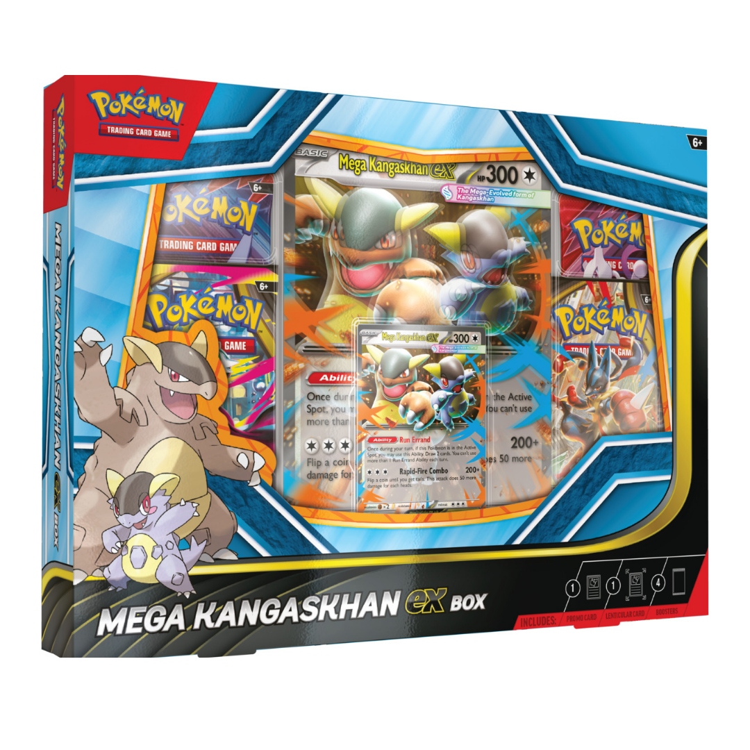 Pokémon TCG: Mega Kangaskhan ex Box - Colección 30 Aniversario (Inglés) - Dark Hobbies