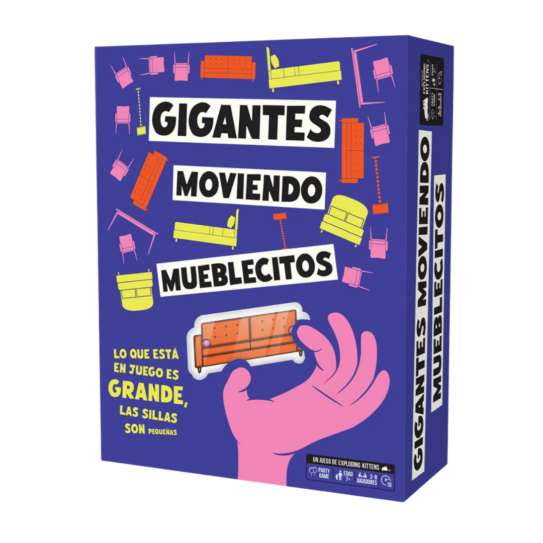 Gigantes Moviendo Mueblecitos – Juego de Destreza Familiar y Party