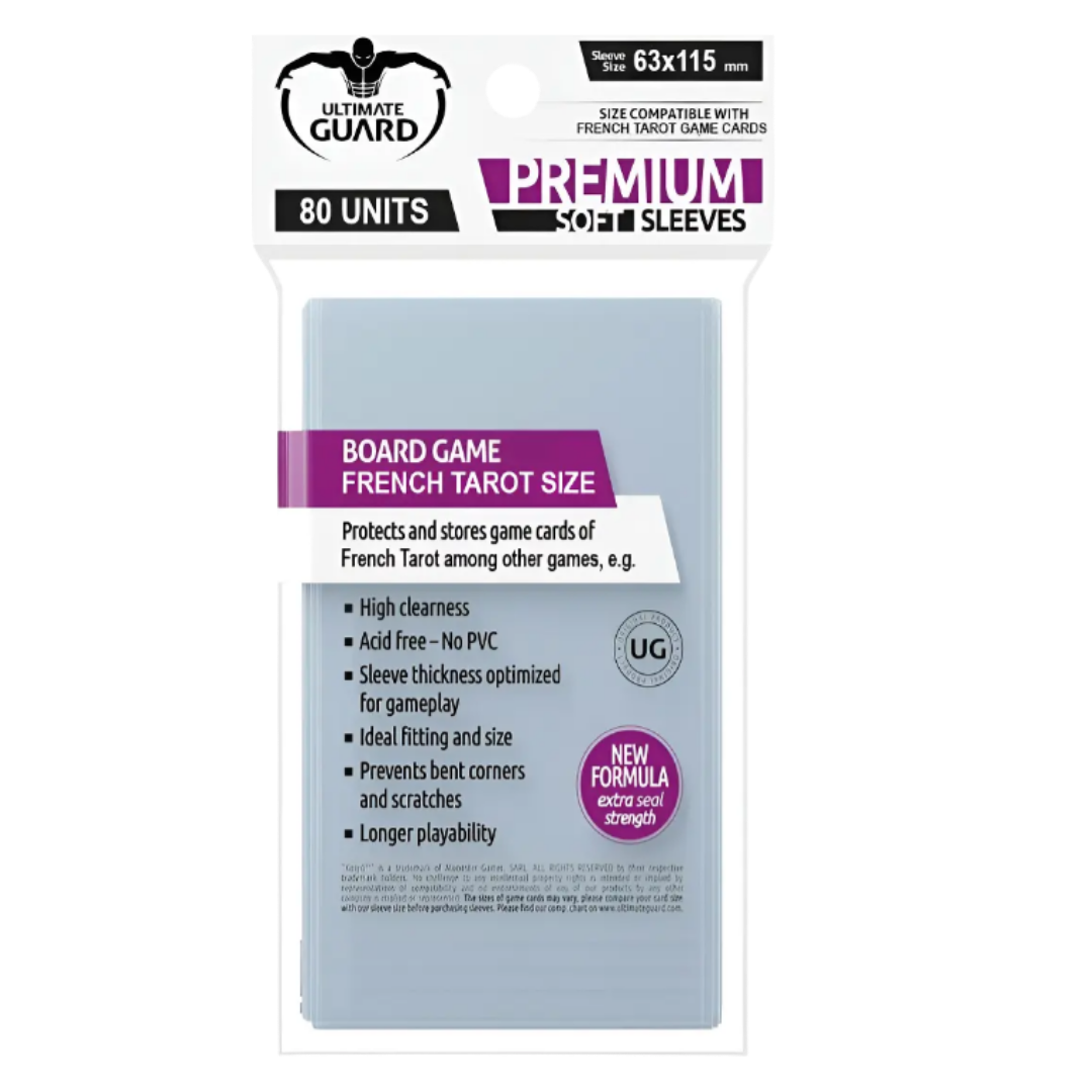Fundas Soft Sleeves 63x115 mm Ultimate Guard (80 Unidades)