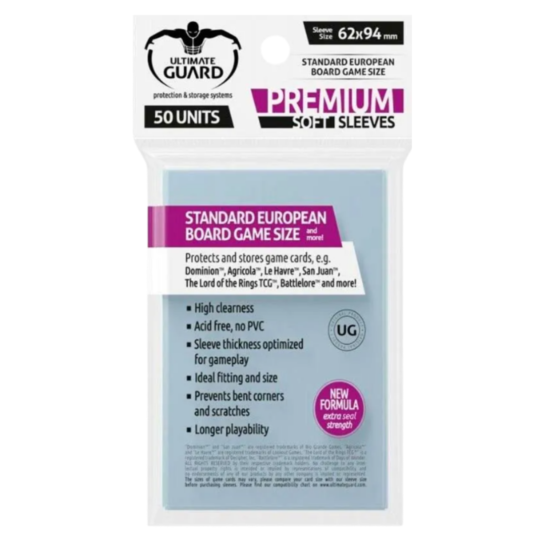 Fundas Soft Sleeves 62x94 mm Ultimate Guard (50 Unidades)