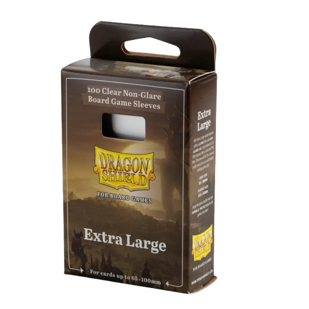 Fundas Premium Extra Large 65x100 mm Dragon Shield Clear/NonGlare (100 Unidades)