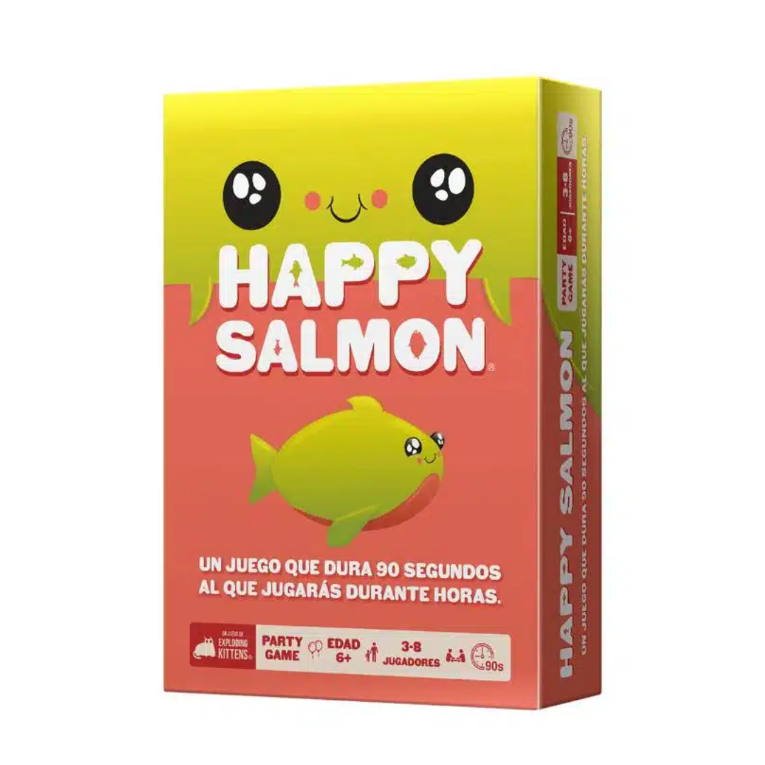 Happy Salmon – Juego Party de Cartas Ultra Rápido y Familiar | Exploding Kittens