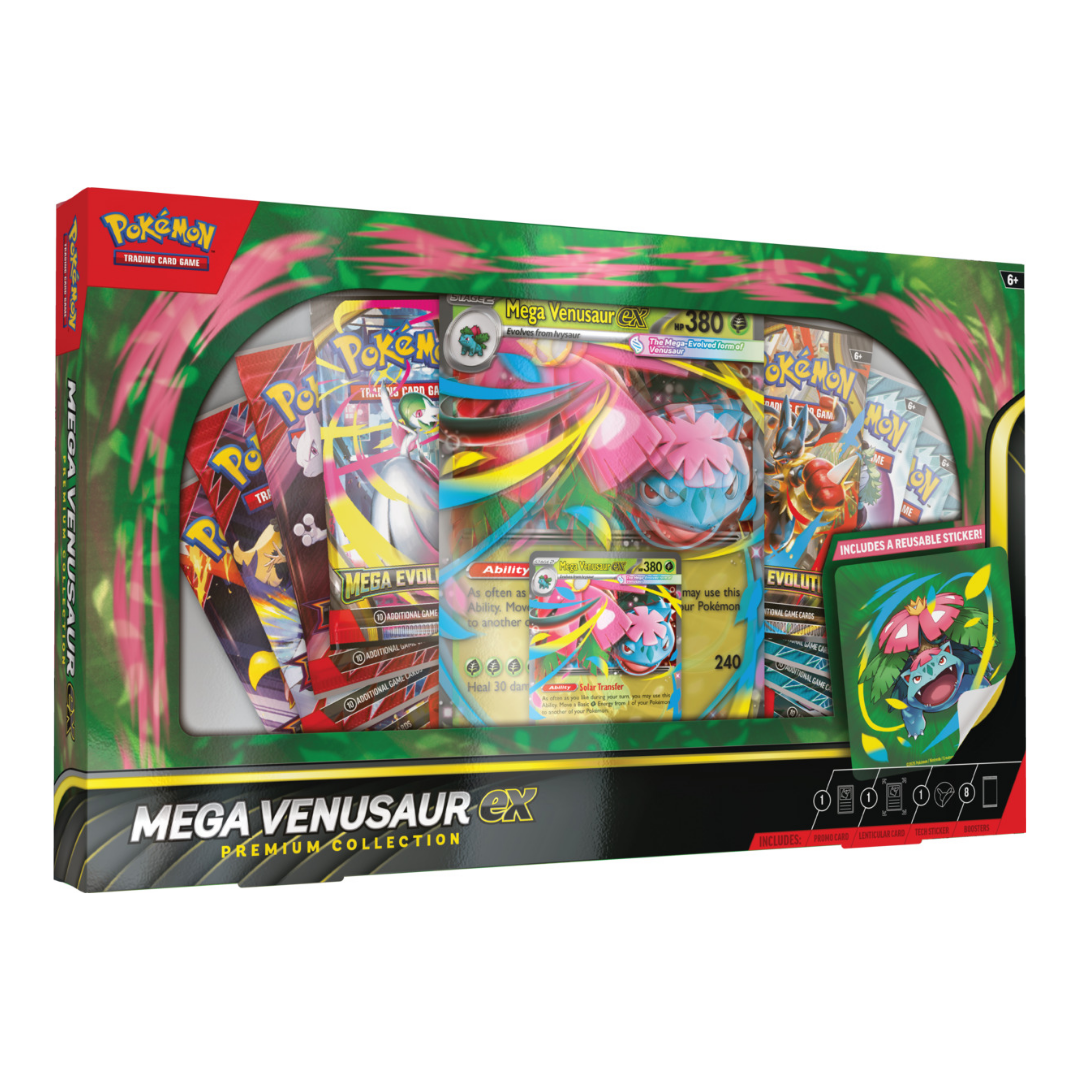 Pokémon TCG: Mega Venusaur ex Premium Collection - Caja Especial (Inglés) - Dark Hobbies