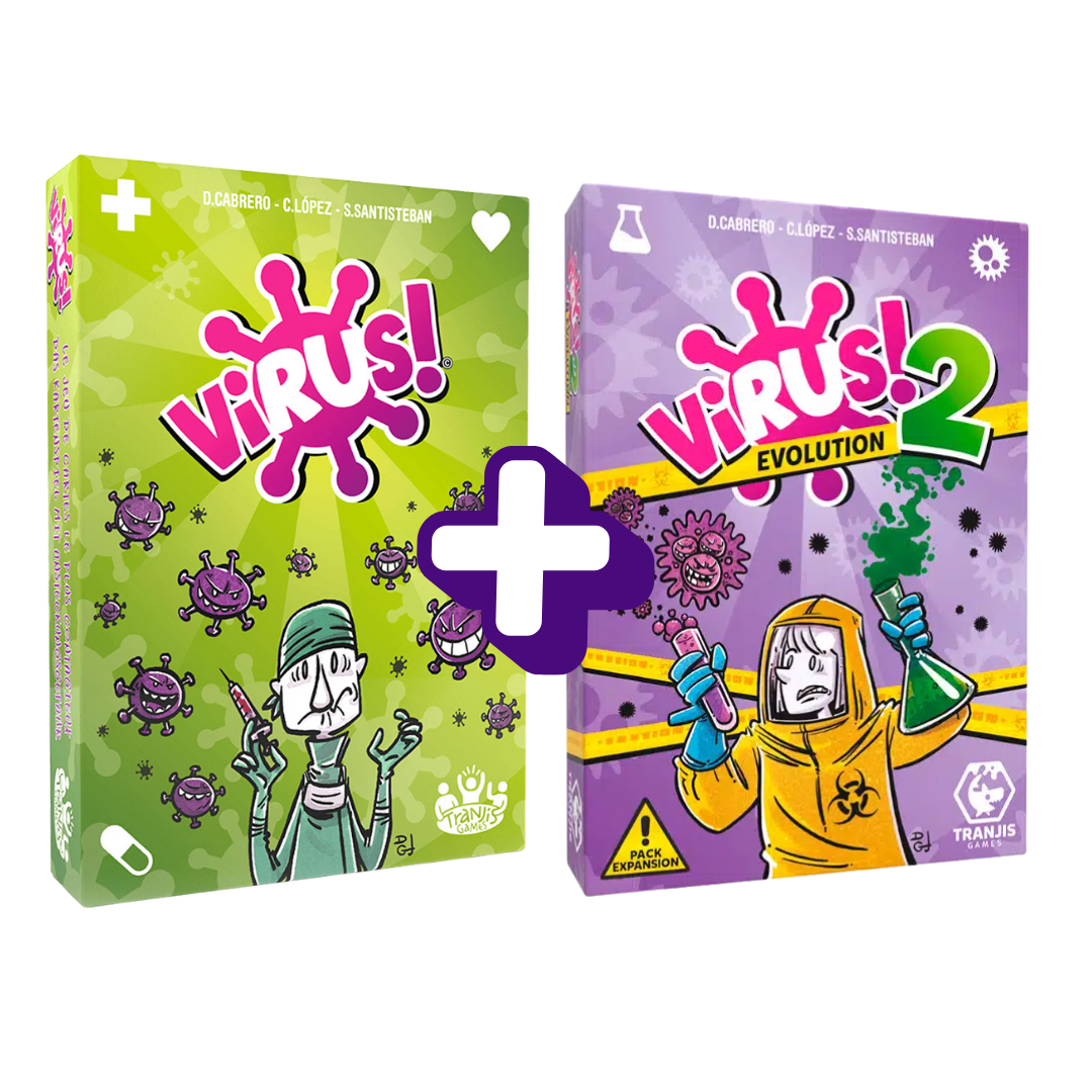Pack Virus! Completo – Juego Base + Expansión Virus! 2 (Expansión)