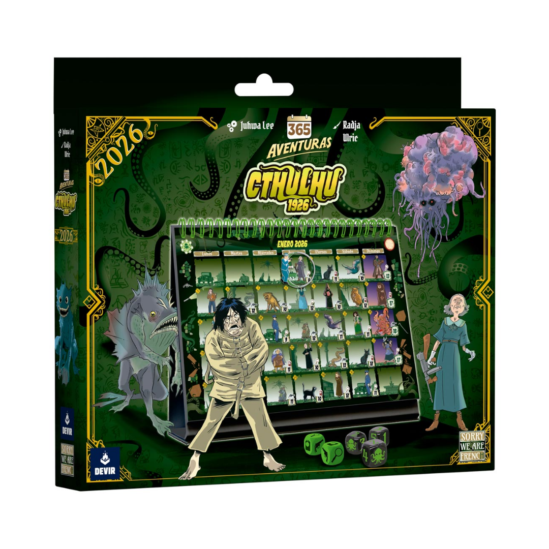 Calendario de Aventuras: Arkham 365 - Juego de Mesa Solitario Lovecraft - Dark Hobbies