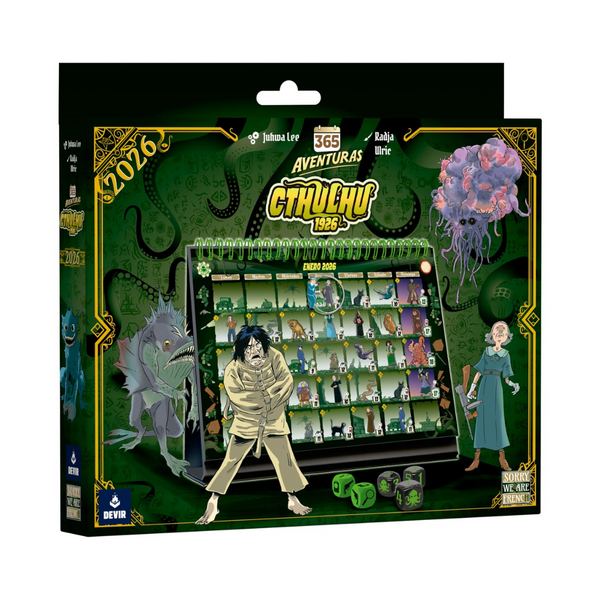 Calendario de Aventuras: Arkham 365 - Juego de Mesa Solitario Lovecraft - Dark Hobbies