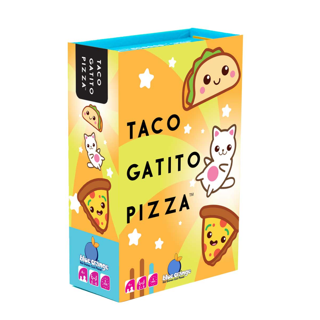Taco Gatito Pizza - Juego de Cartas de Velocidad Infantil - Dark Hobbies