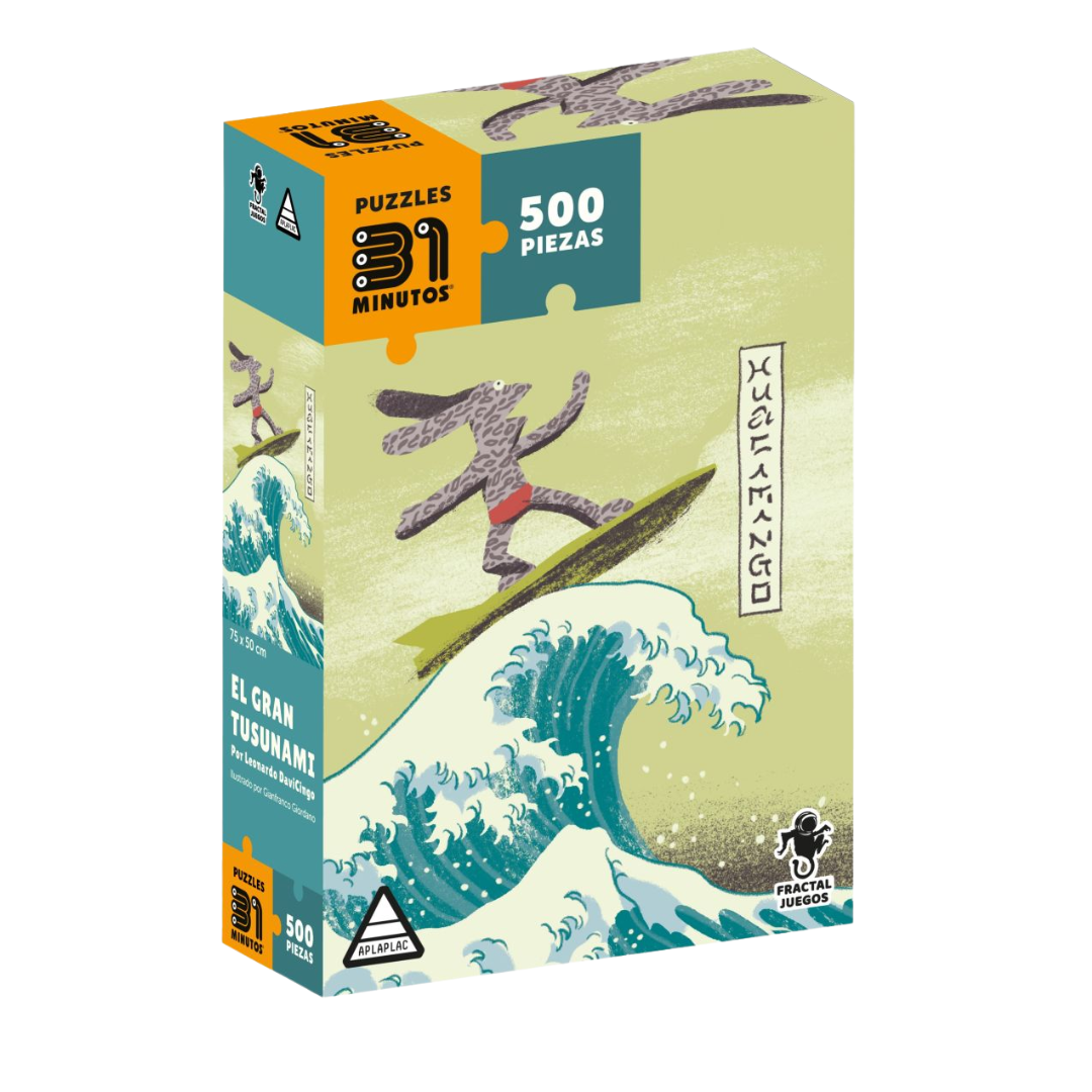 Puzzle 31 Minutos 500 pcs -El Gran Tsunami