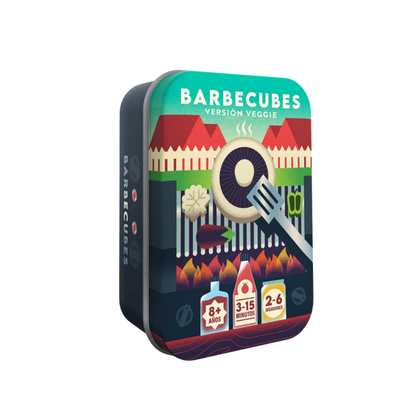 Barbecubes Veggie - Juego de Mesa de Destreza y Parrilla - Dark Hobbies