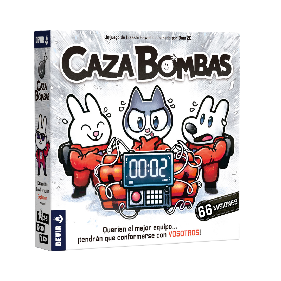 Caza Bombas - Juego de Mesa Cooperativo y de Deducción - Dark Hobbies