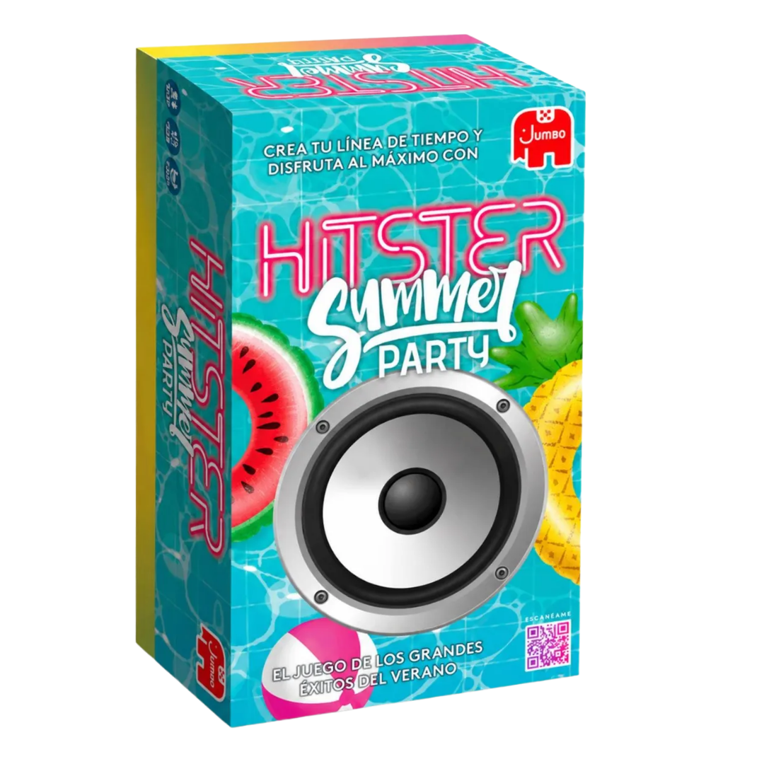 Hitster: Summer Party - Juego de Mesa de Trivia Musical, Playlist de Verano y Línea de Tiempo - Dark Hobbies
