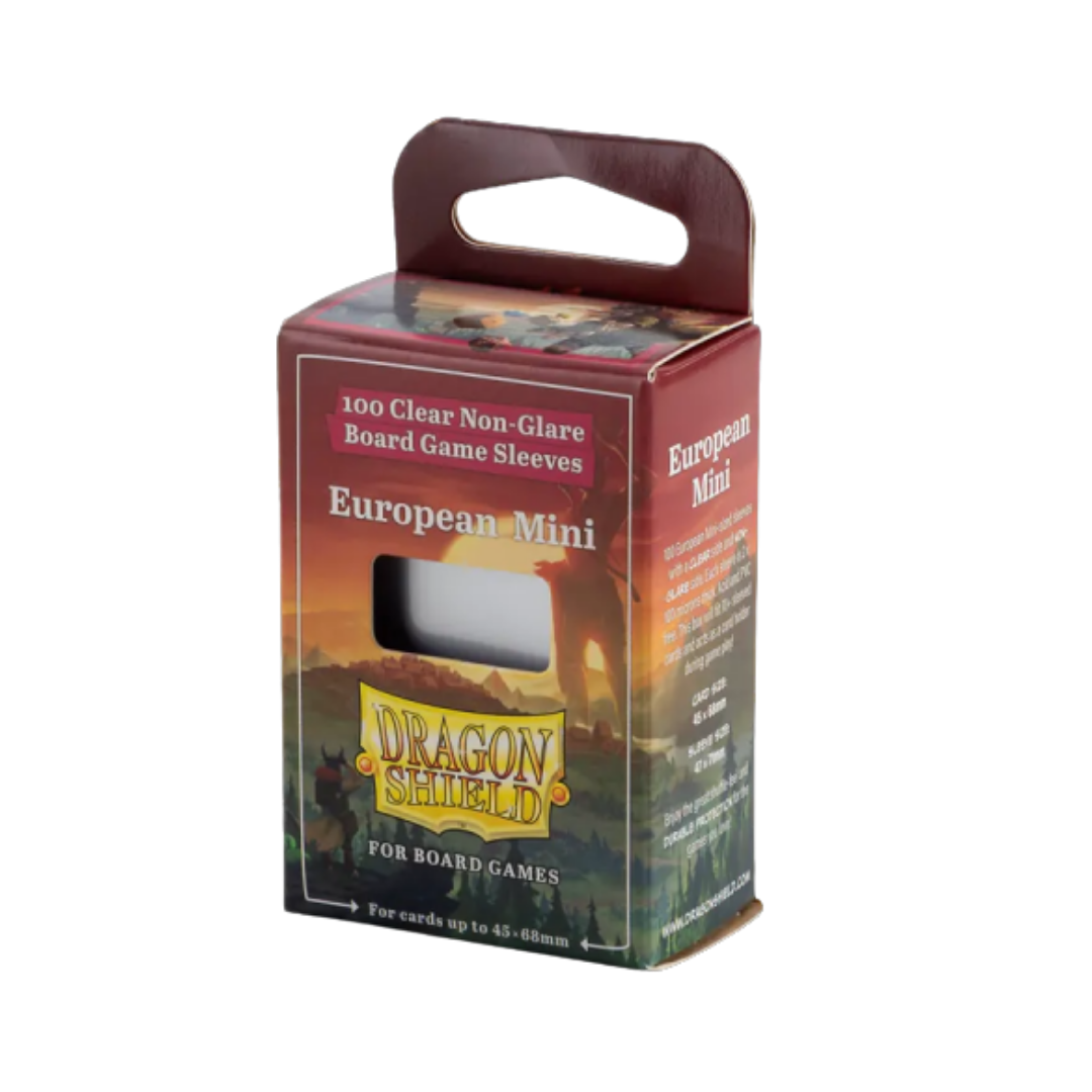 Fundas Premium European Mini 45x68 mm Dragon Shield Clear/NonGlare (100 Unidades)