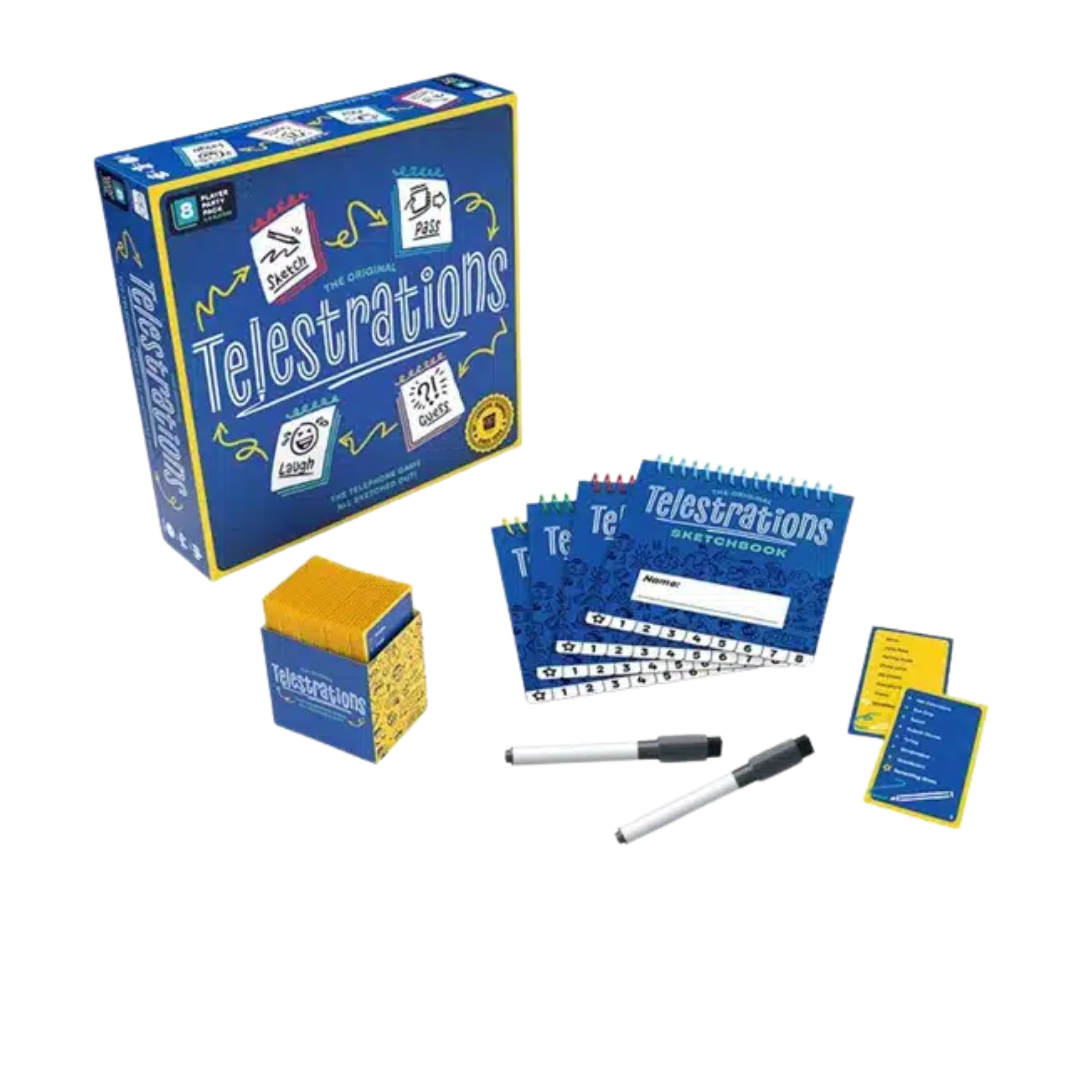 Telestrations – Juego Party de Dibujo y Risas Garantizadas