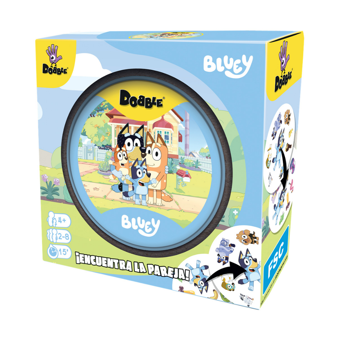 Dobble Bluey – Juego de Cartas de Observación y Velocidad