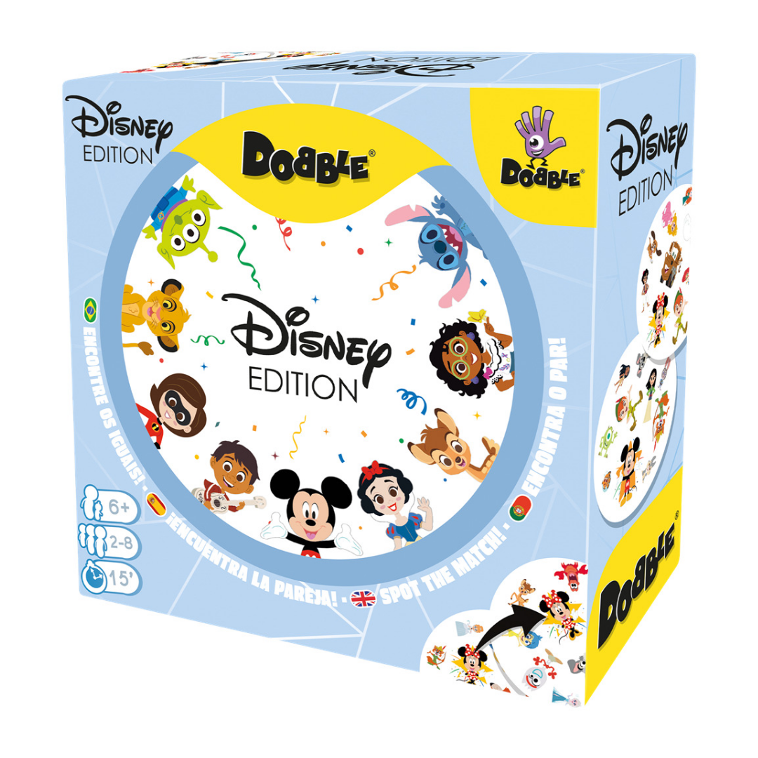 Dobble Disney & Pixar – Juego de Cartas de Observación y Velocidad