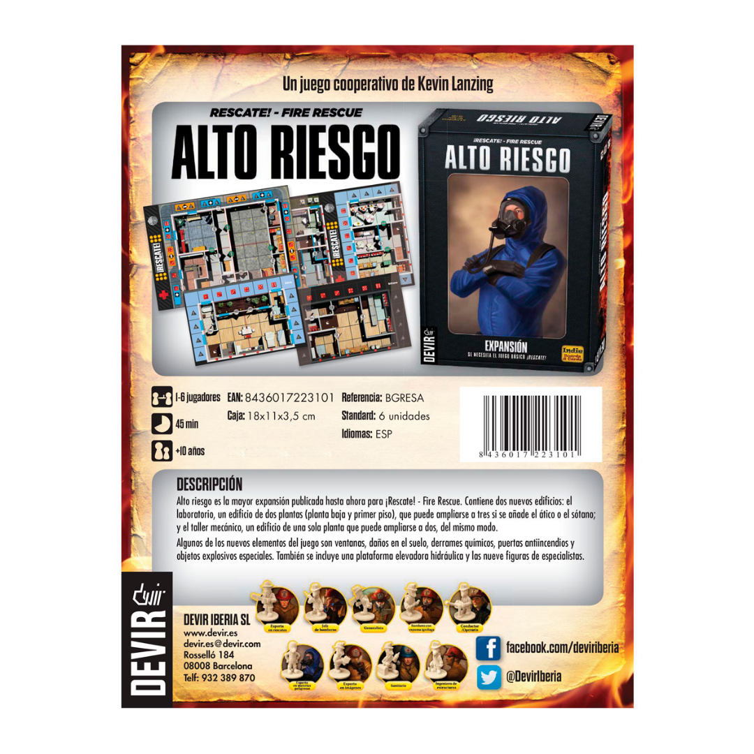 ¡Rescate! Alto Riesgo - Expansión de Estrategia Cooperativa - Dark Hobbies
