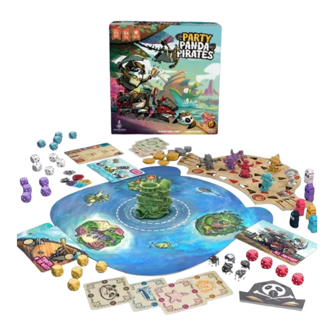 Party Panda Pirates - Juego de Mesa Familiar de Minijuegos - Dark Hobbies
