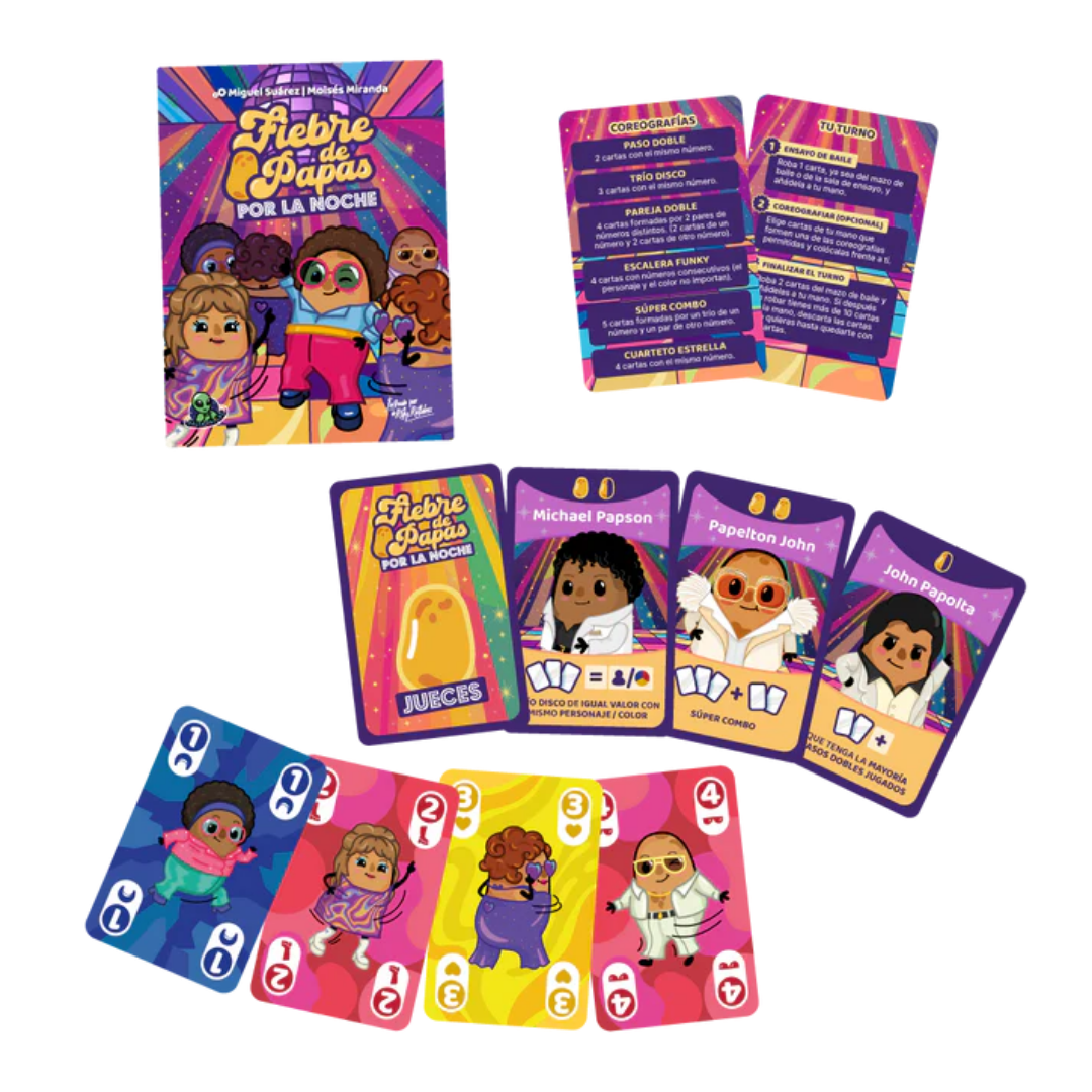 Fiebre de Papas por la Noche - Juego de Mesa de Baile y Estrategia - Dark Hobbies