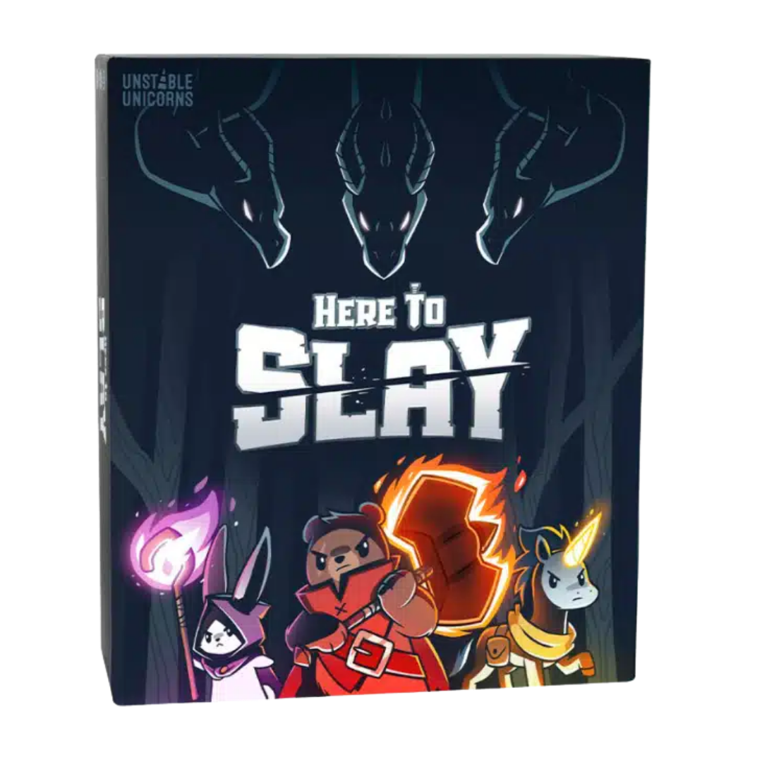 Here to Slay - Juego de Cartas de Estrategia y Fantasía - Dark Hobbies