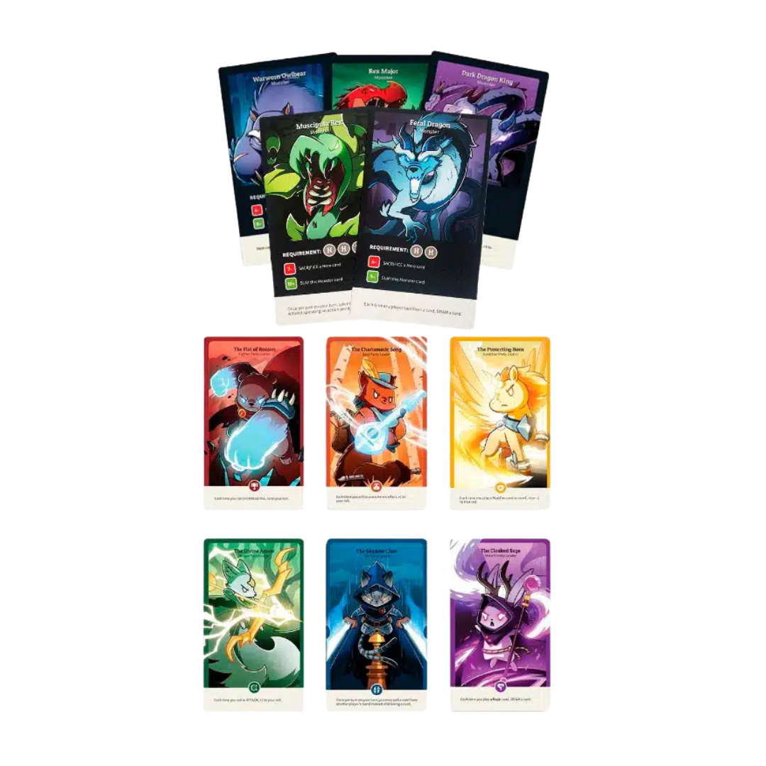 Here to Slay - Juego de Cartas de Estrategia y Fantasía - Dark Hobbies