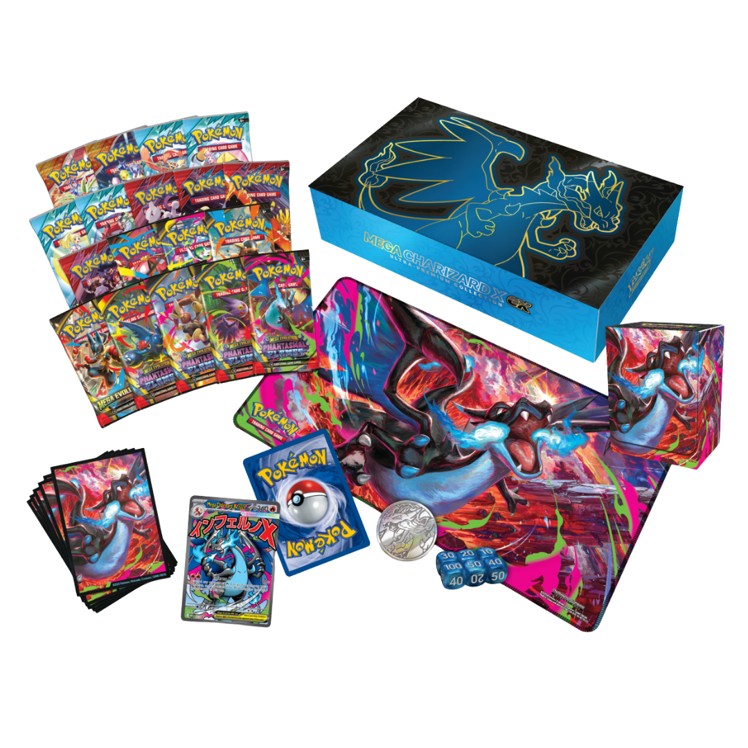 Pokémon TCG Mega Charizard X ex Ultra-Premium Collection – Caja Coleccionable (Inglés)