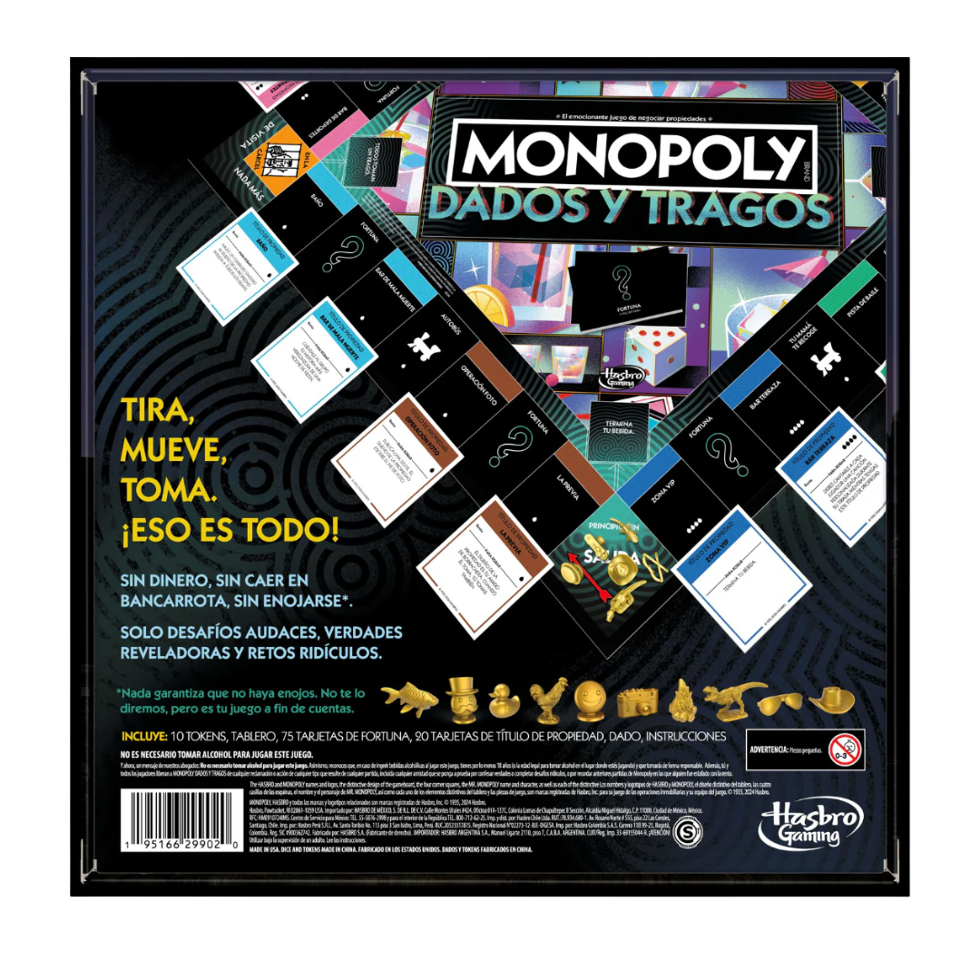 Monopoly Dados Y Tragos