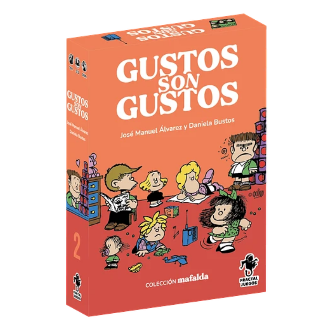 Gustos son gustos - Juego de Mesa Social de Mafalda - Dark Hobbies