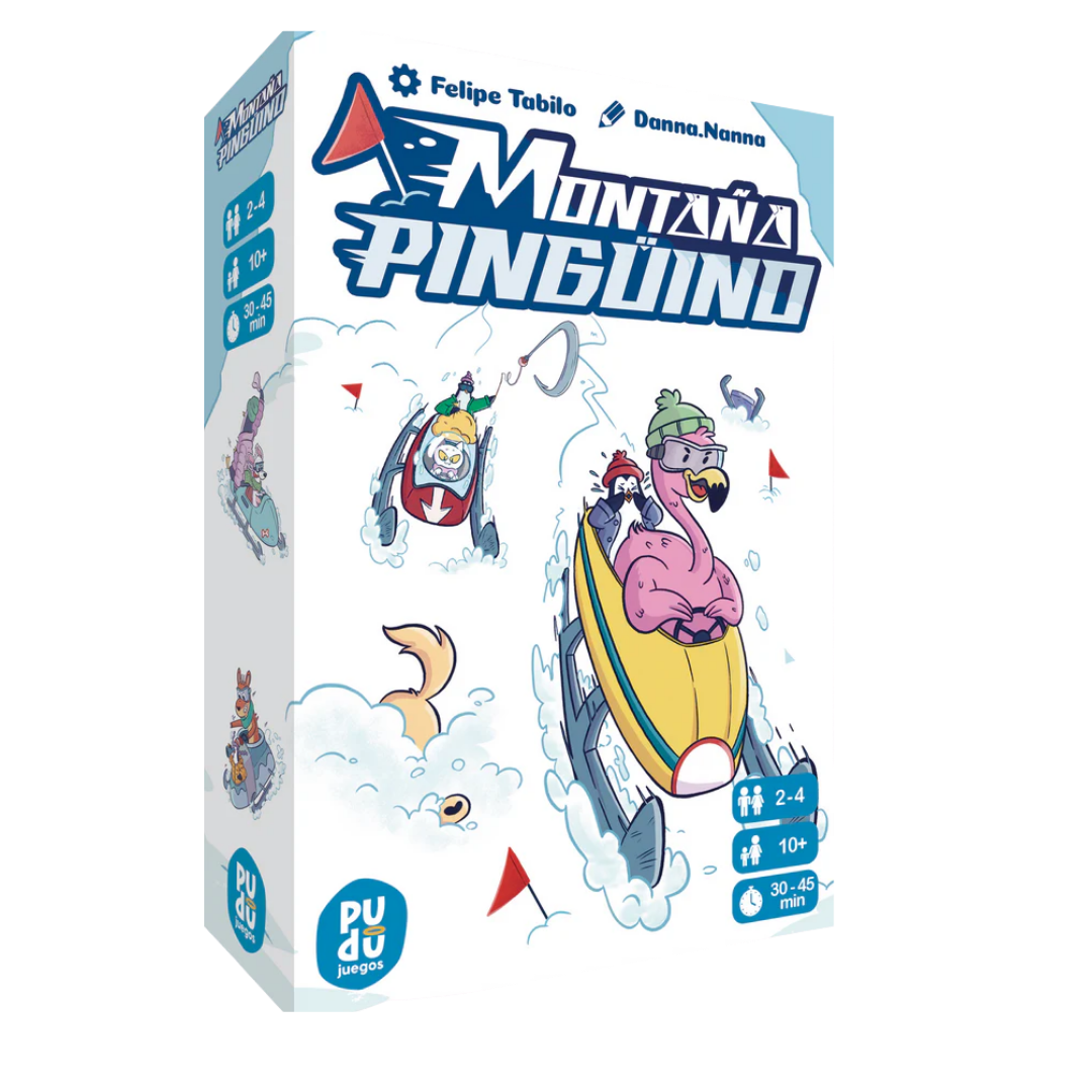 Montaña Pingüino - Juego de Mesa de Carreras, Programación de Movimientos e Ítems - Dark Hobbies