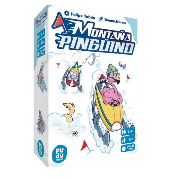 Montaña Pingüino - Juego de Mesa de Carreras, Programación de Movimientos e Ítems - Dark Hobbies