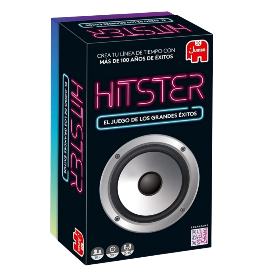 Hitster - Juego de Mesa Original de Trivia Musical, Playlist y Línea de Tiempo - Dark Hobbies