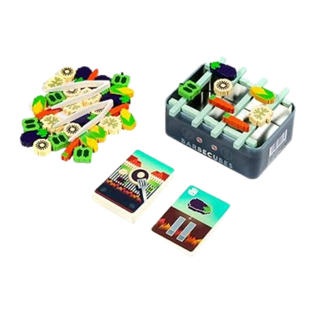 Barbecubes Veggie - Juego de Mesa de Destreza y Parrilla - Dark Hobbies
