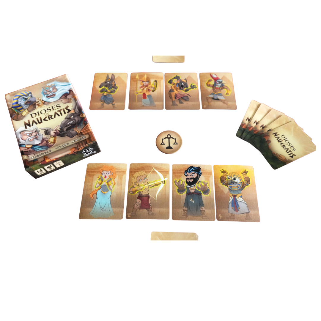 Dioses de Náucratis Juego de Mesa Español | Party Familiar Chile - Dark Hobbies