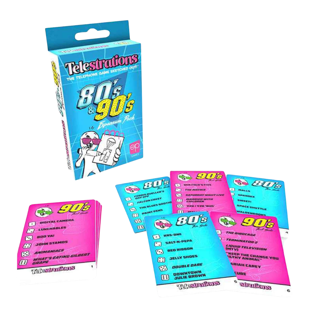 Telestrations Décadas (80's & 90's) - Expansión Temática - Dark Hobbies