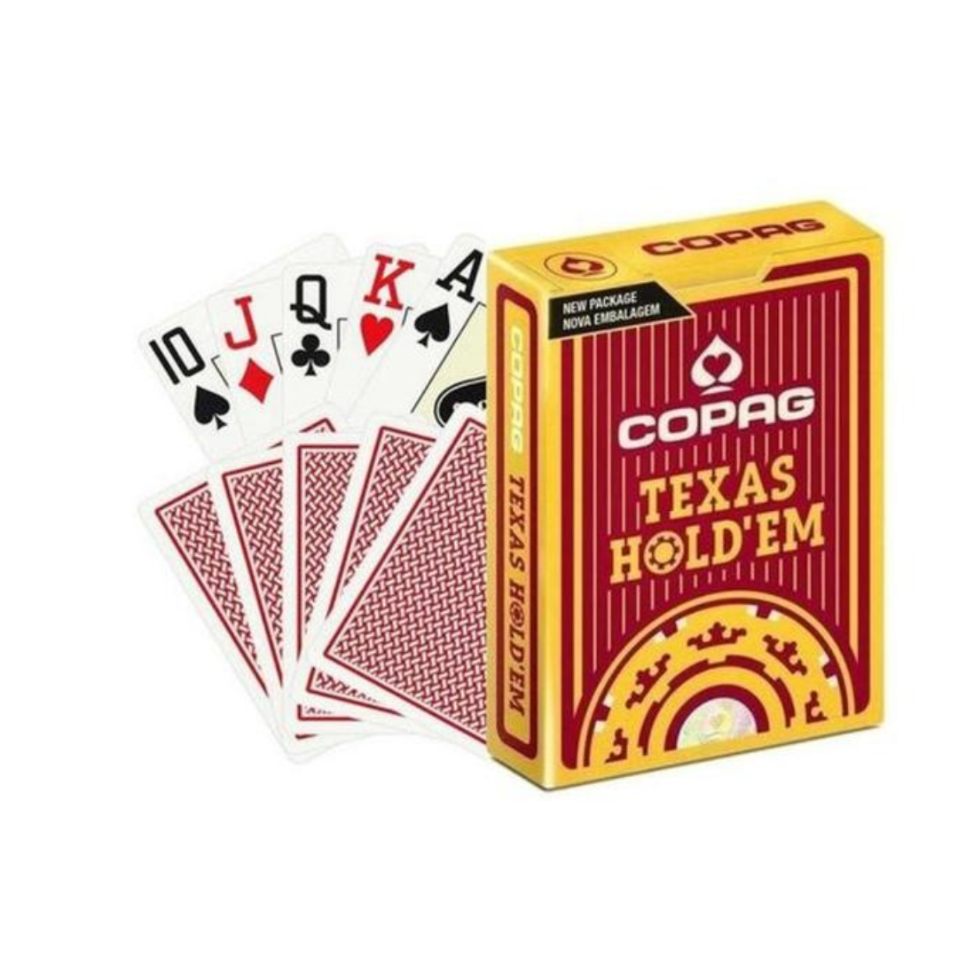 Naipe Copag Texas Hold’em Poker – Cartas Profesionales 100% PVC