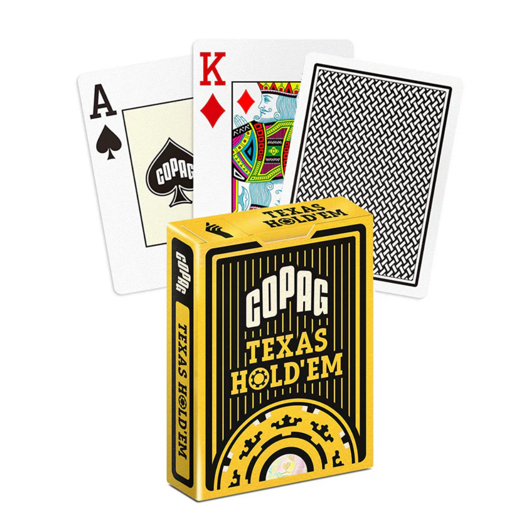 Naipe Copag Texas Hold’em Poker – Cartas Profesionales 100% PVC
