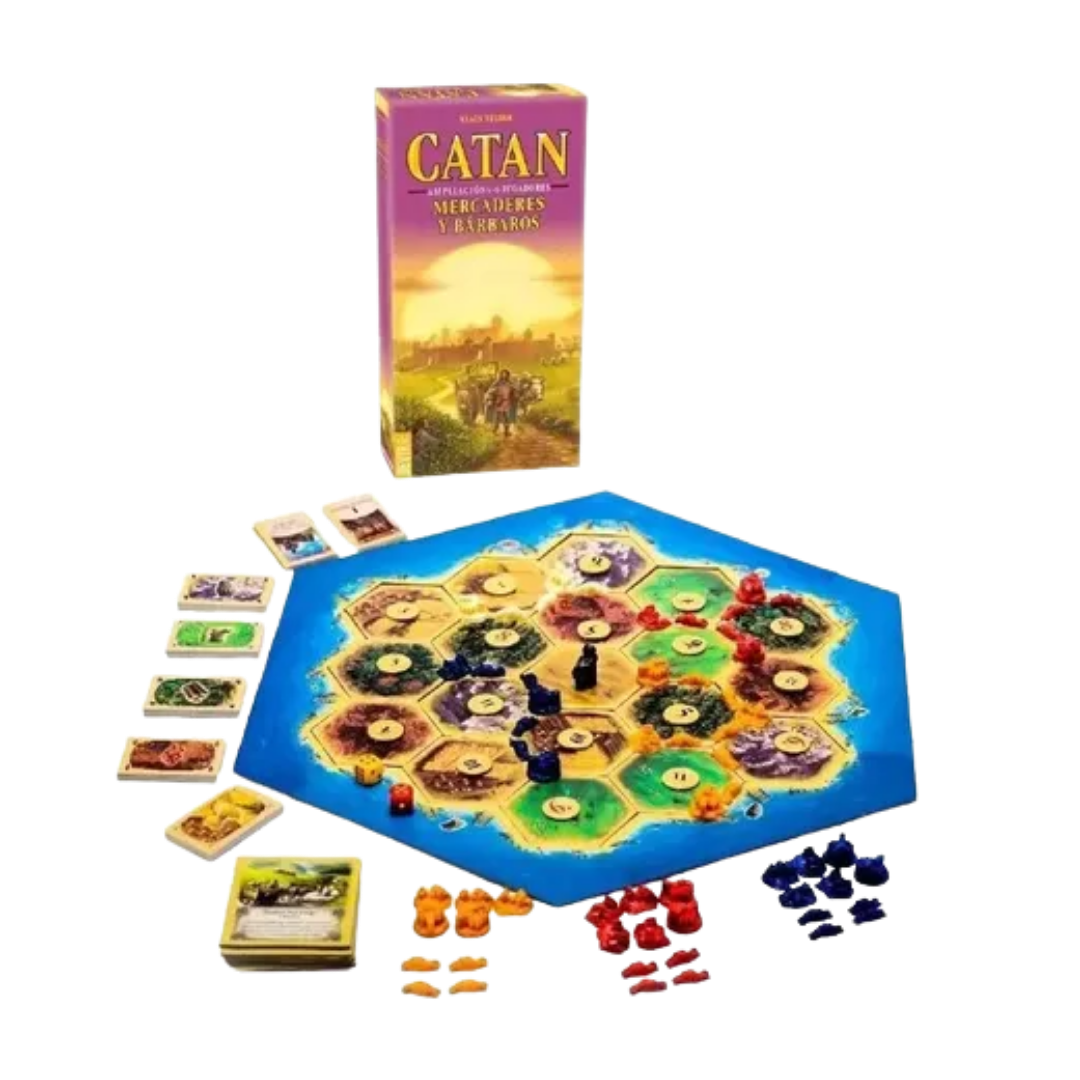Catan: Mercaderes y Bárbaros - Ampliación 5–6 Jugadores - Dark Hobbies