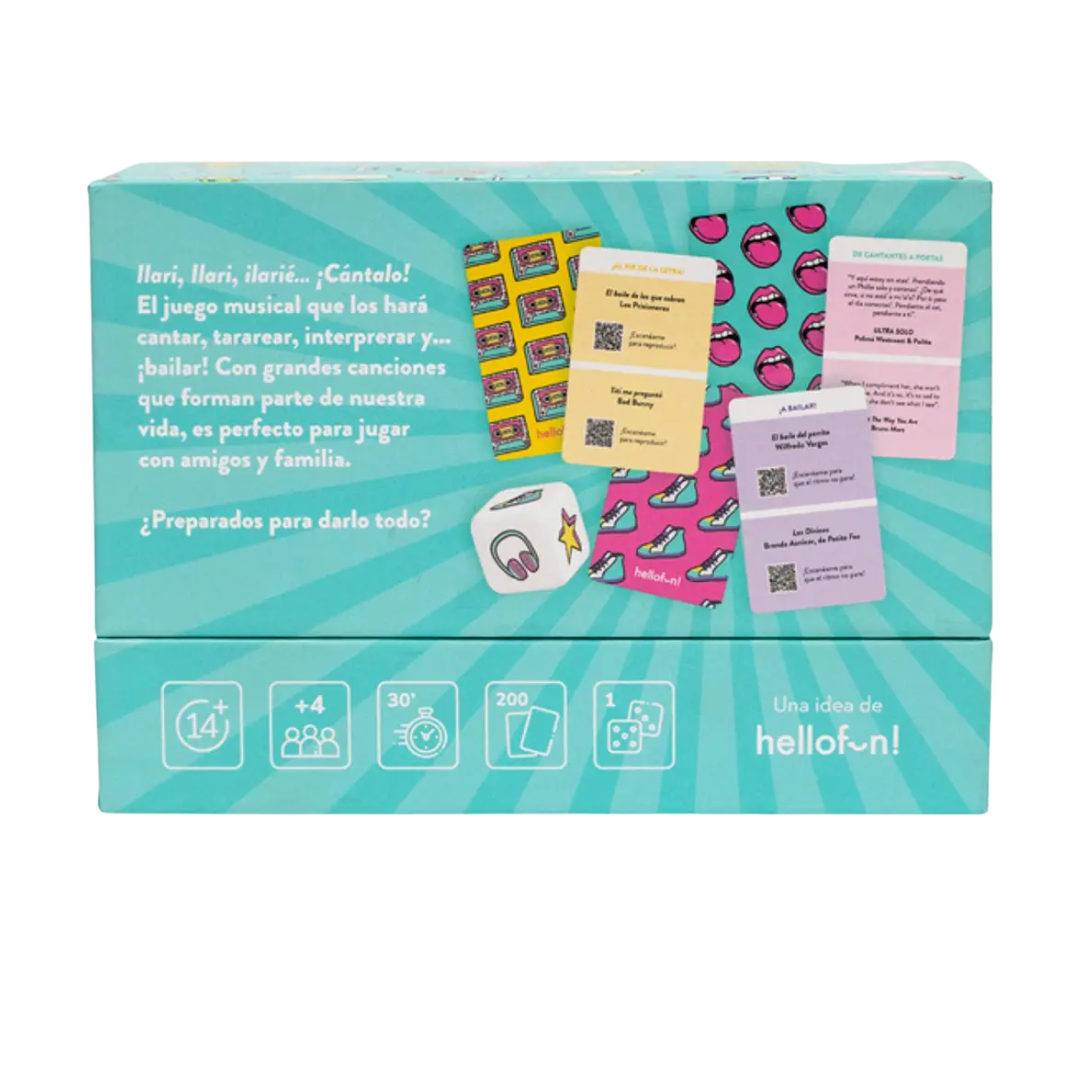 Ilari, Ilari, Ilarie… ¡Cántalo! – Juego party musical y de canto | Hellofun