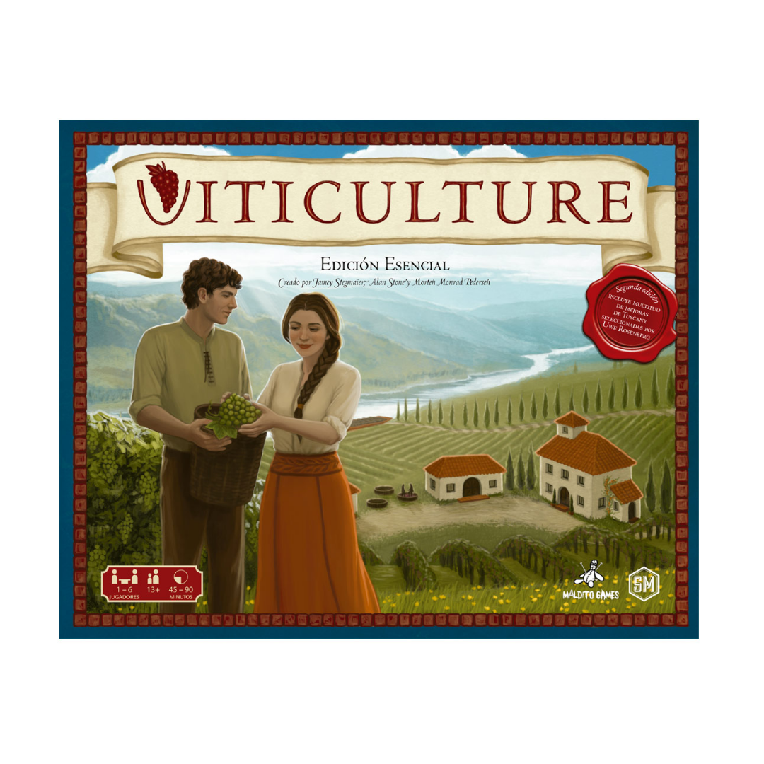 Viticulture: Essential Edition - Juego de Mesa de Estrategia Vinícola - Dark Hobbies