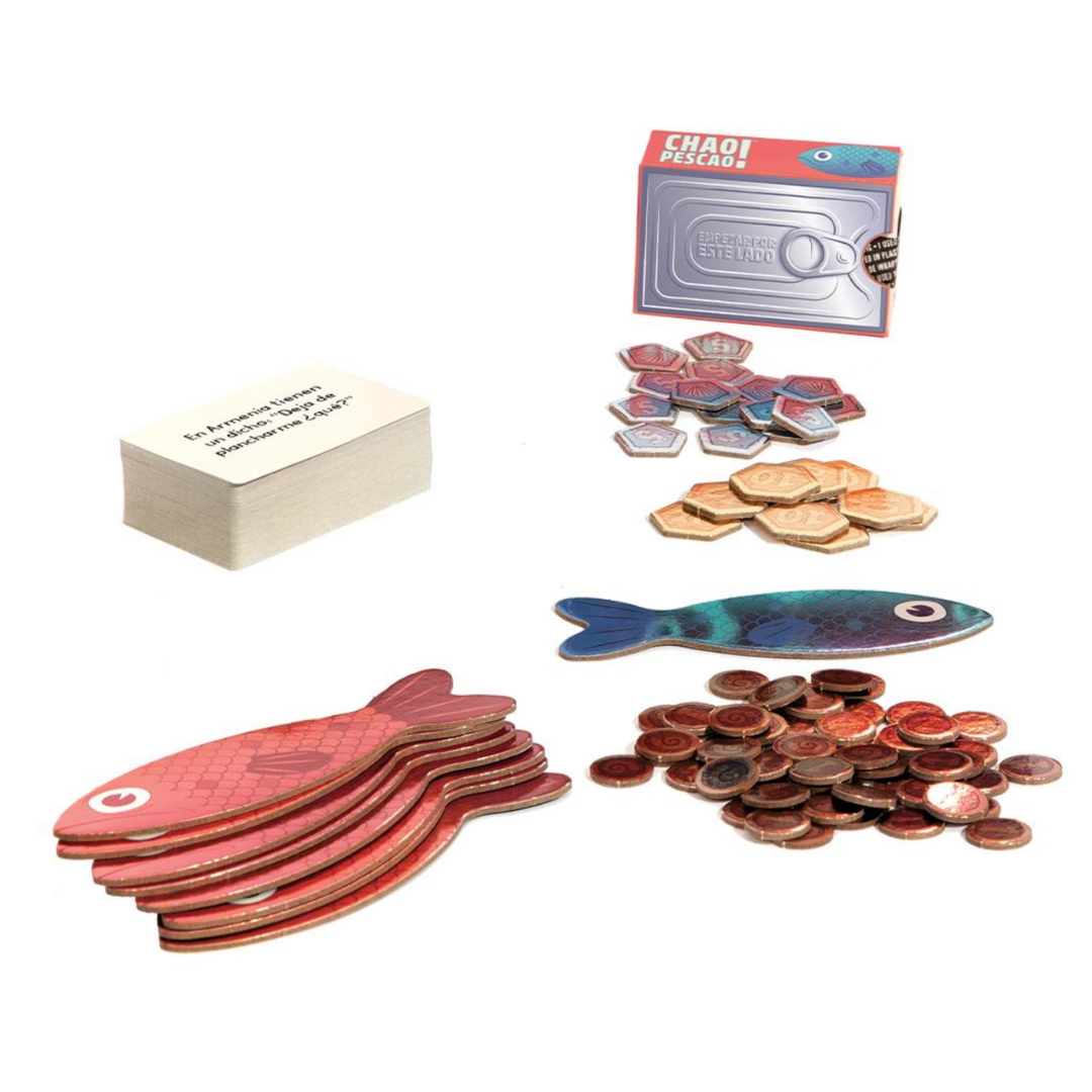 Chao Pescao! - Juego de Mesa Party de Preguntas y Engaño - Dark Hobbies