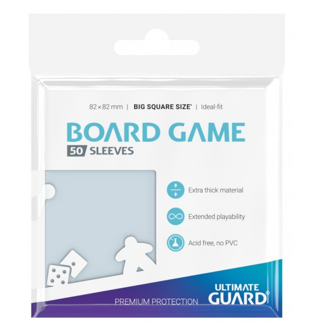 Fundas Premium Big Square 82x82 mm Ultimate Guard (50 Unidades)