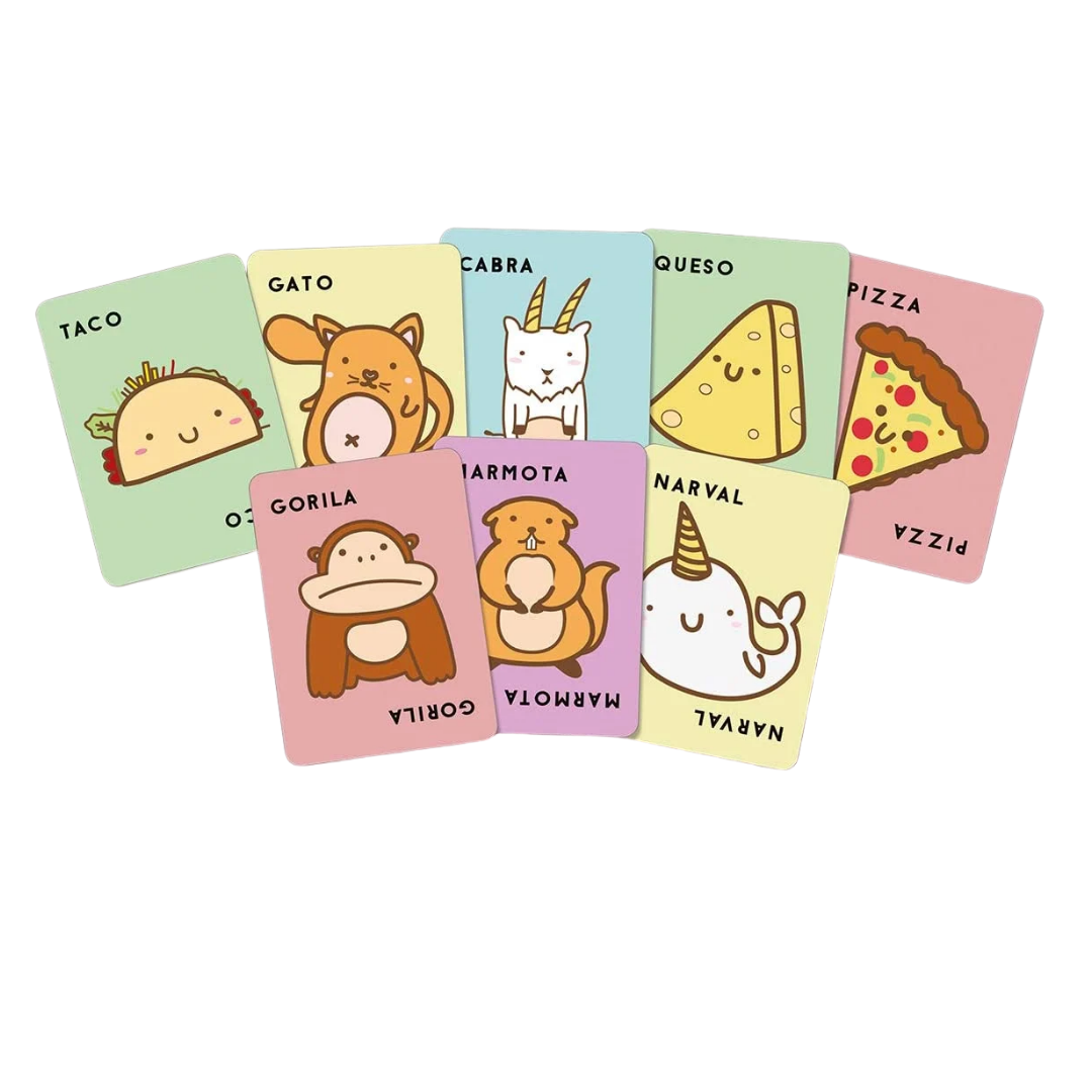 Taco, Gato,Cabra,Queso,Pizza