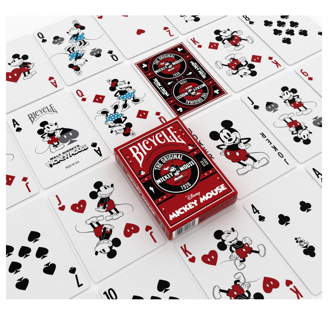 Bicycle Disney Classic Mickey Mouse – Naipes Ingleses Edición Disney