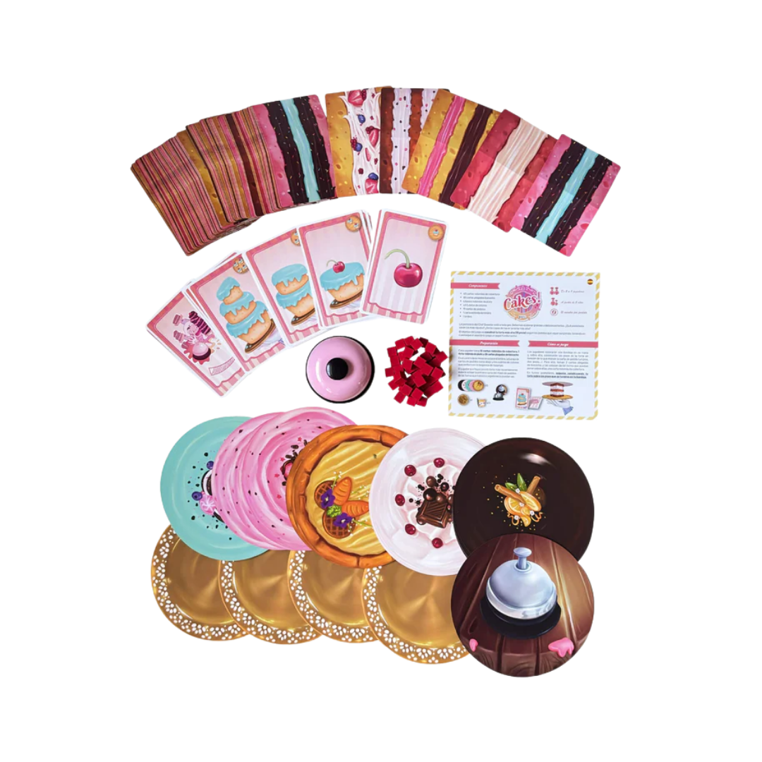 Cakes! Juego de Mesa Familiar de Habilidad y Rapidez - Dark Hobbies
