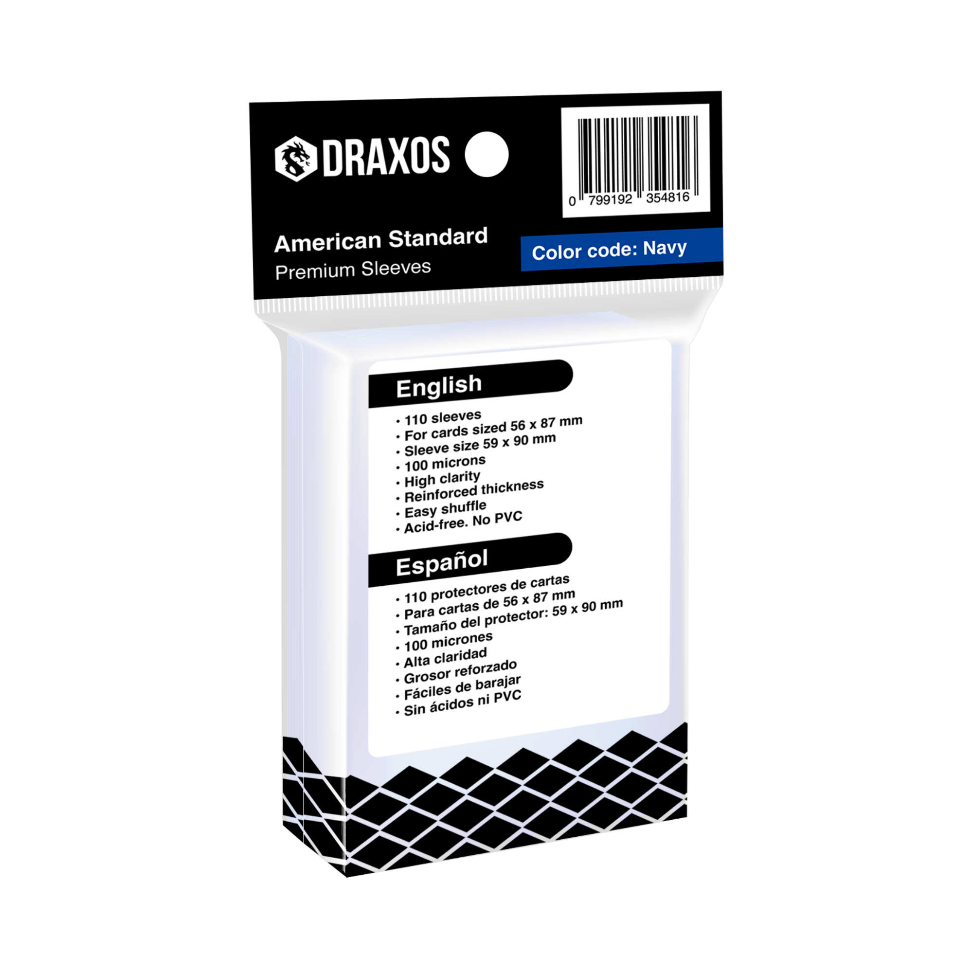 Protectores Standard American Draxos (57 x 89 mm)