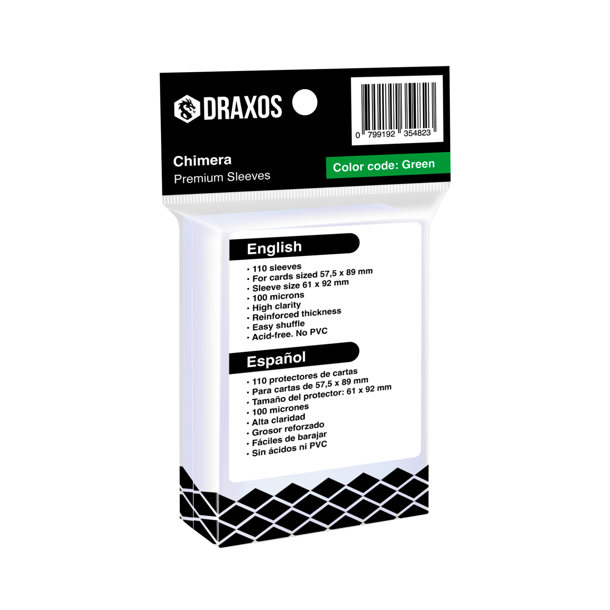 Protectores Chimera Draxos (57.5 x 89 mm)
