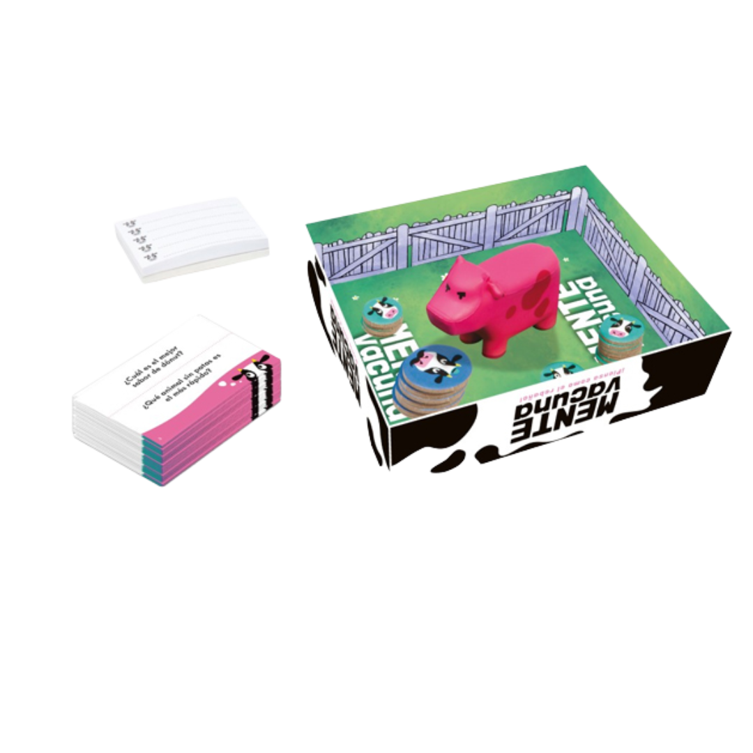 Mente Vacuna - Juego Party de Pensamiento Grupal y Risas - Dark Hobbies